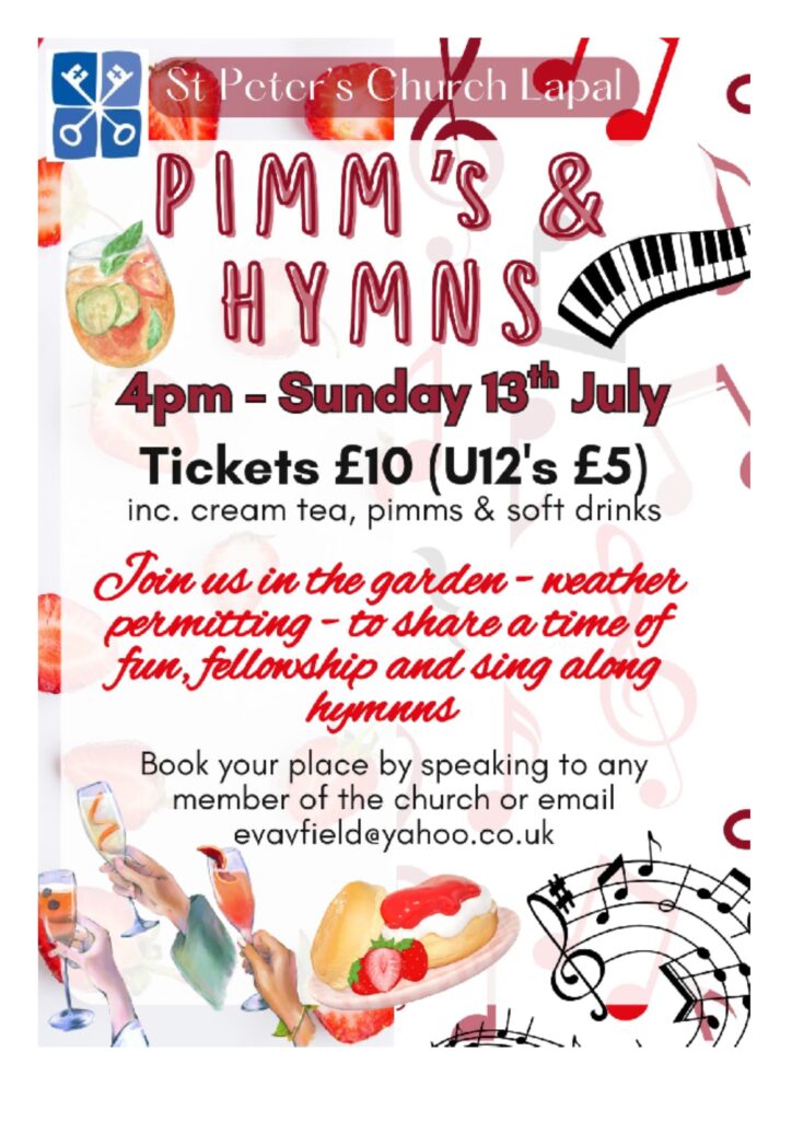 Pimms and Hymns socaila event