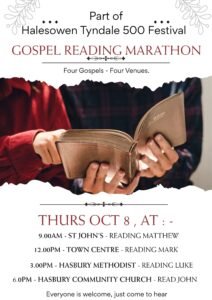 Gospel Reading Marathon poster